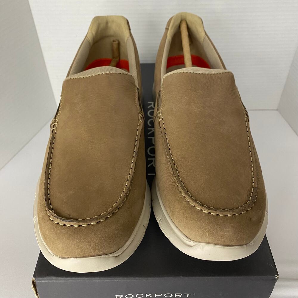 *NEW* Men's 9W ROCKPORT Primetime Casual Moc C17282 Taupe